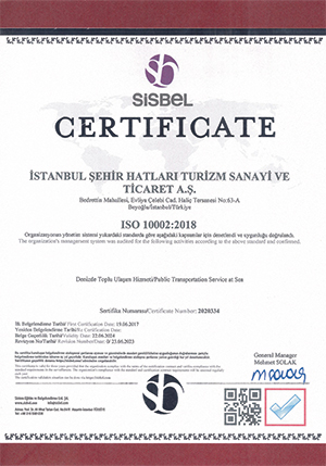 ISO 10002:2018 Müşteri Memnuniyeti Sistemi